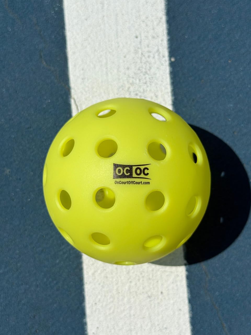 Oncourt Offcourt OCOC Outdoor Pickleballs | 25 Balls | 40-Hole | Regulation Size | Injection-Molded Polymer
