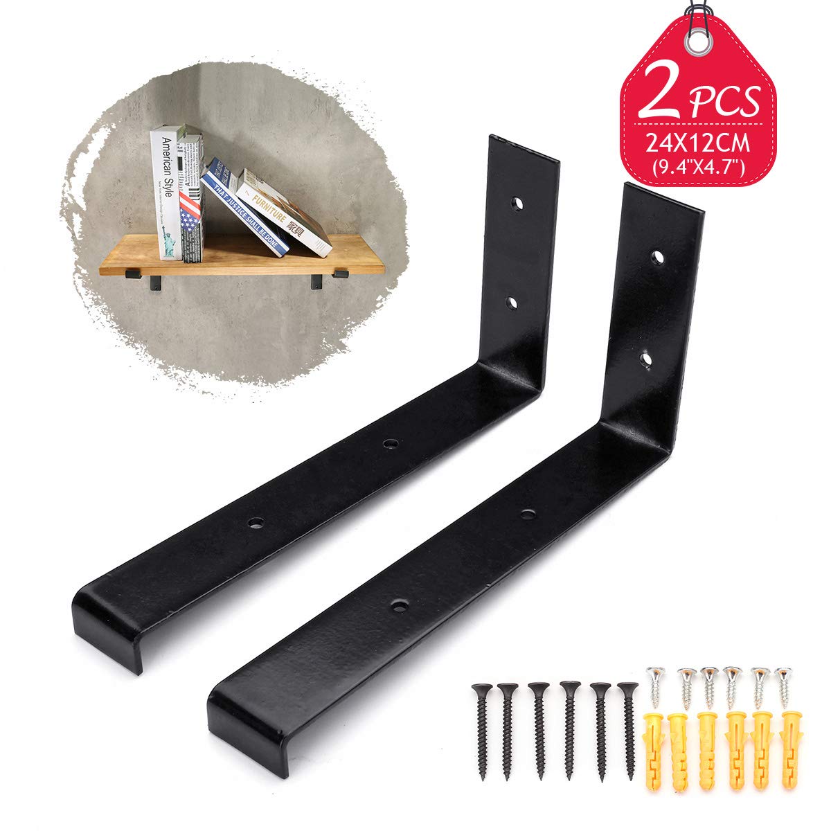 Buy king do way Shelf Brackets, Industrial Shelf Angle Braces Brackets