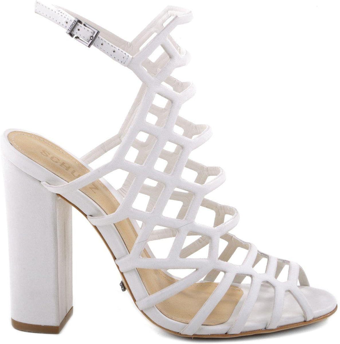 Caged sandals block heel Clearance