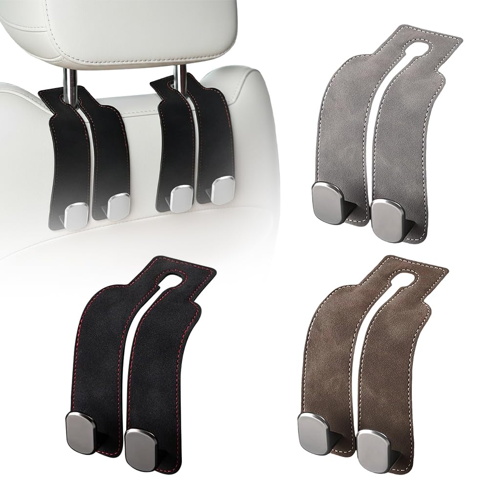 Headrest Hooks for Car, Twinhook Car Seat Hooks for Headrest (Max)