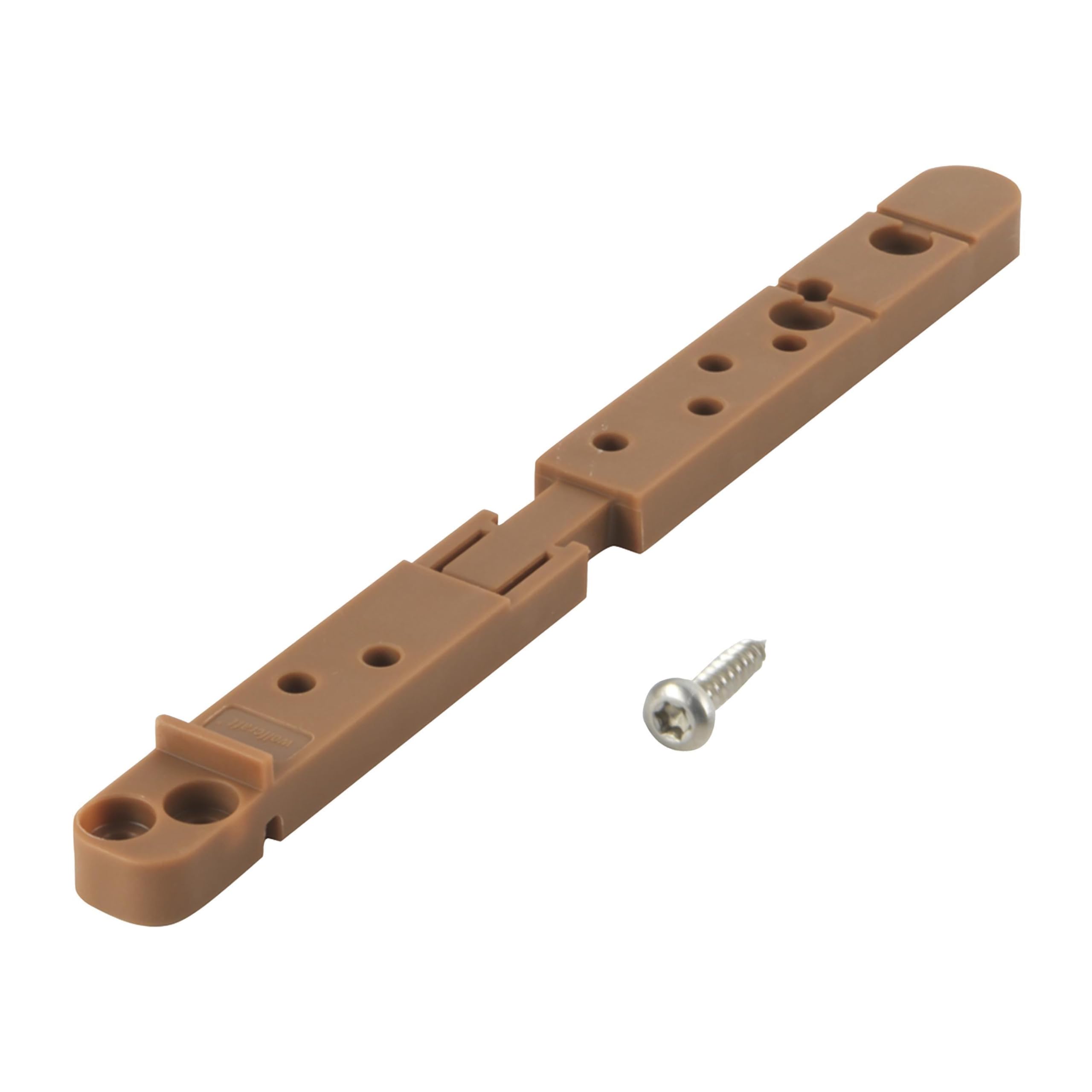 wolfcraft Juego de ensambles para tarimas de terrazas "Atornillado invisible", 700 piezas I 6974000 I Ensambles para tarimas de terrazas con atornillado invisible
