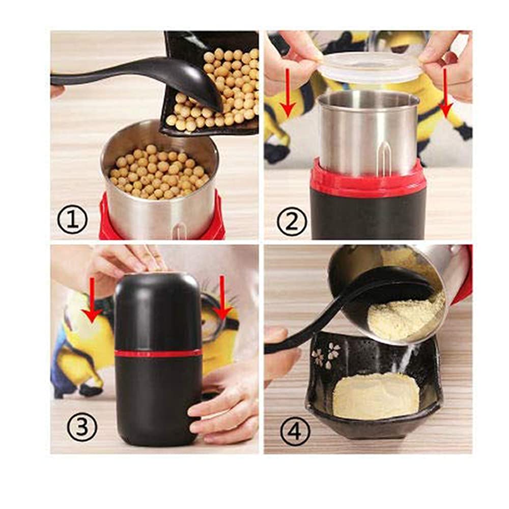 Amazon.com: JIEQIJIAJU Electric Coffee Grinder, Coffee Beans Grind