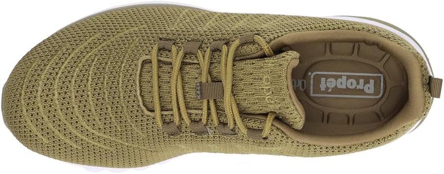 Propet Womens Tour Knit Walking Sneakers Shoes Casual - Off White - Image 5