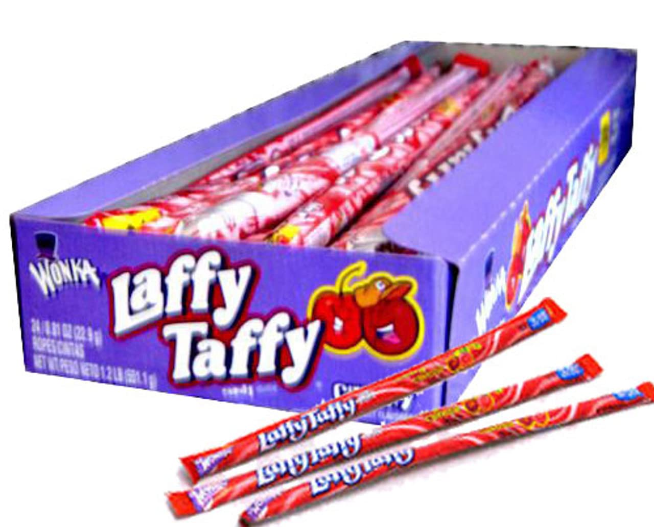 Laffy Taffy Lot de 24 cordes en taffy Cerise