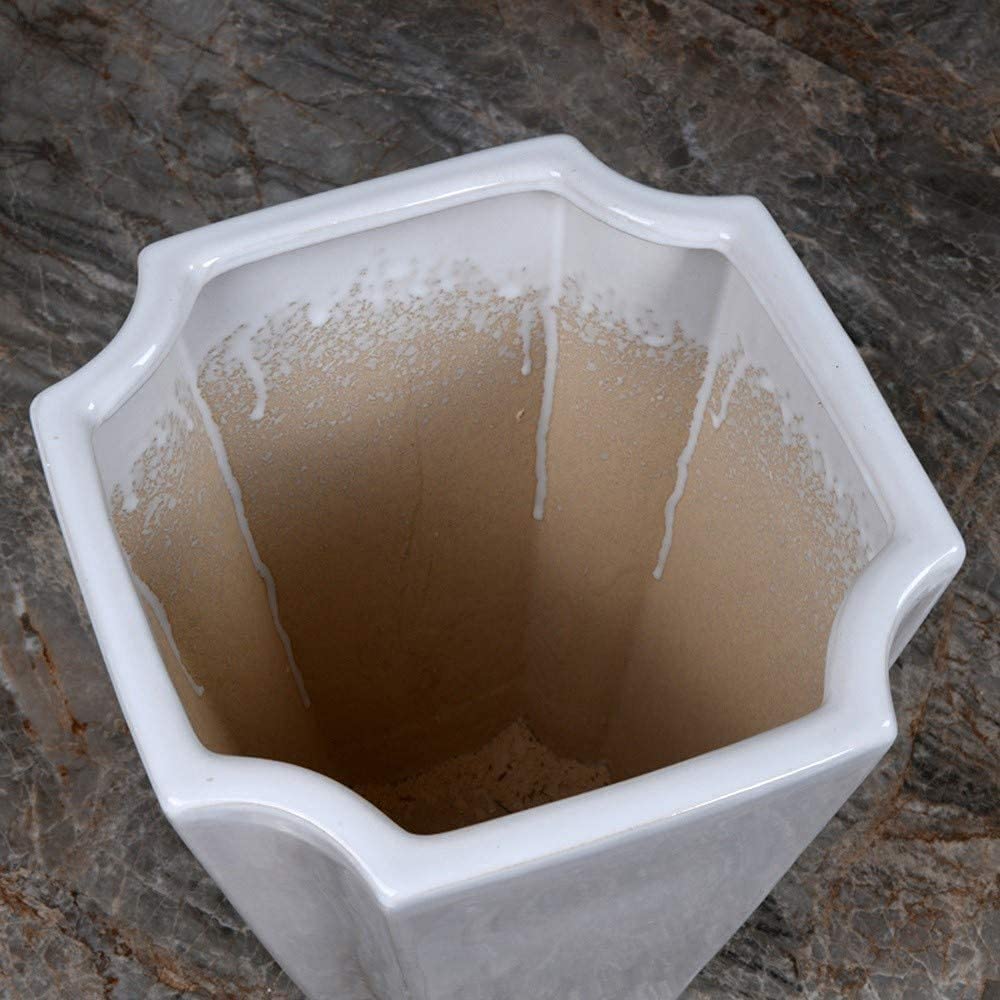 Ceramiczna doniczka z otworem drenażowym wewnętrzny cylinder nordycka doniczka na kwiaty zewnętrzna doniczka ogrodowa duży wazon nowoczesny wystrój wnętrz,