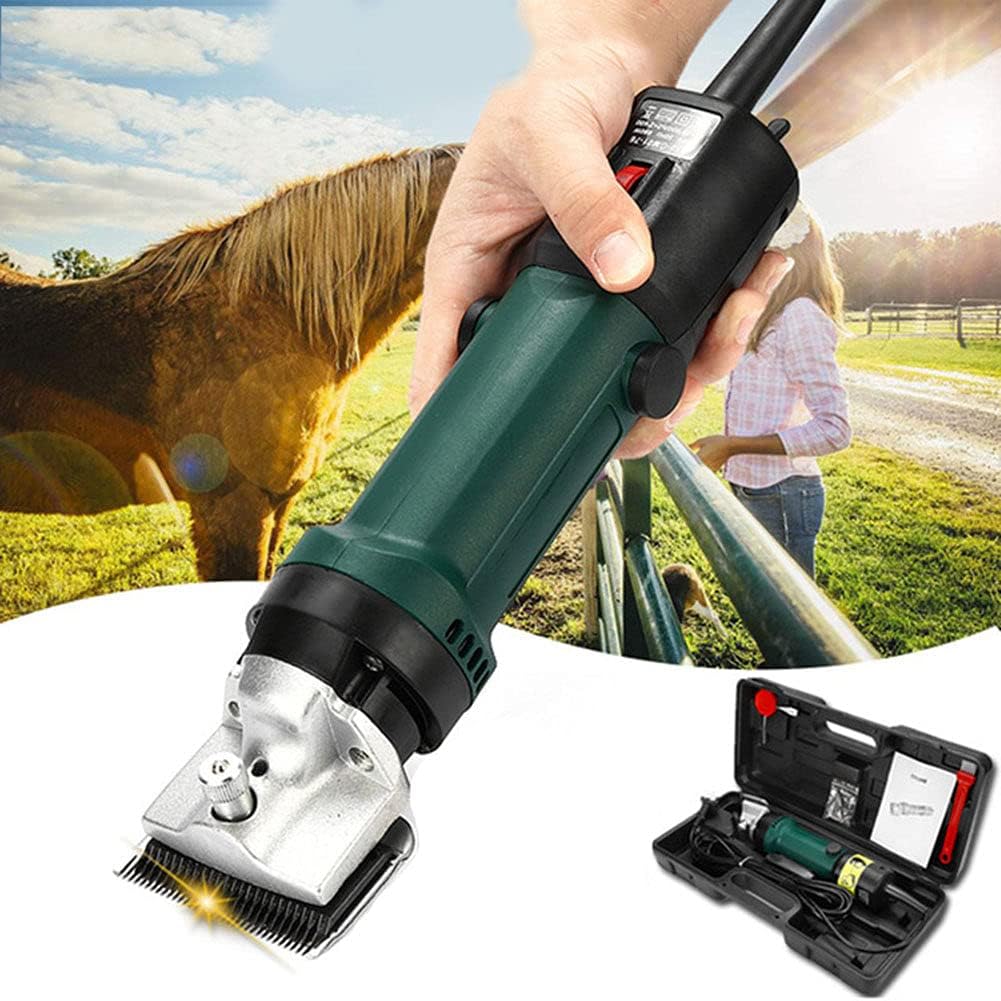 Professional Electric Horse Clipper Trimmer 690W High Power Heavy Duty Pet Clippers Set Fast Cut Ideal for Hair Grooming Trimmer for Pet & Livestock Coats