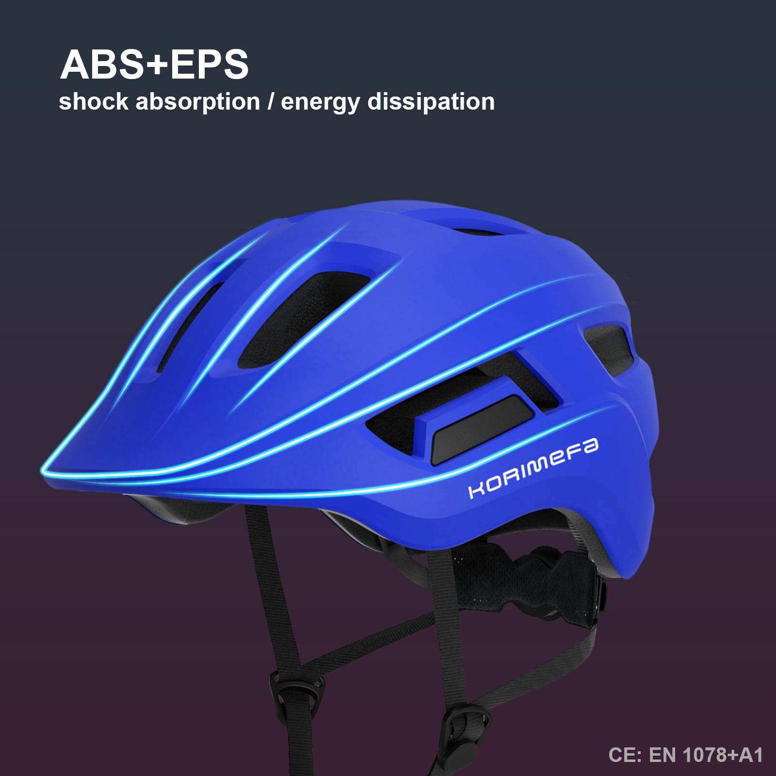 KORIMEFA Casco Bici per Bambino Caschi Perfetto per Downhill Enduro Ciclismo MTB Scooter Helmet Ideale per Tutte Le Forme di attività in Bicicletta per 2-8 Anni Ragazze e Ragazzi