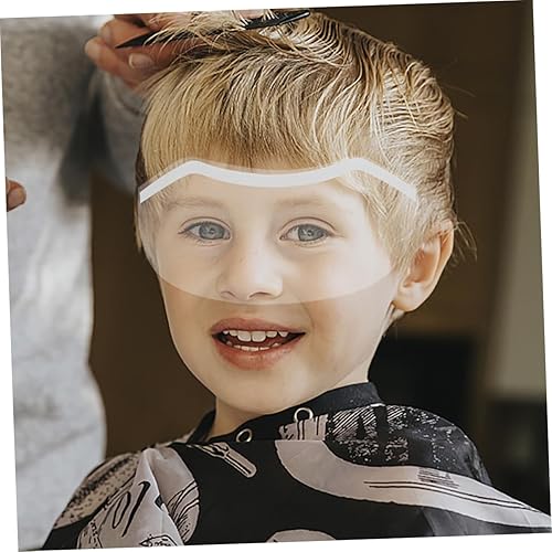 Miniatura 2 de 100pcs Haircut Eye Shields Transparent Shower Visor for Prevent Hair From Falling Into Eyes for Hair Salons and Home Use