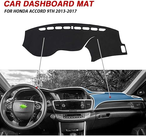 Miniatura 3 de Cartist Cubierta de tablero para Honda Accord 2013-2015 2016 2017 Accesorios Cubierta de tablero de franela Dash Mat Parasol Protector de rayos UV