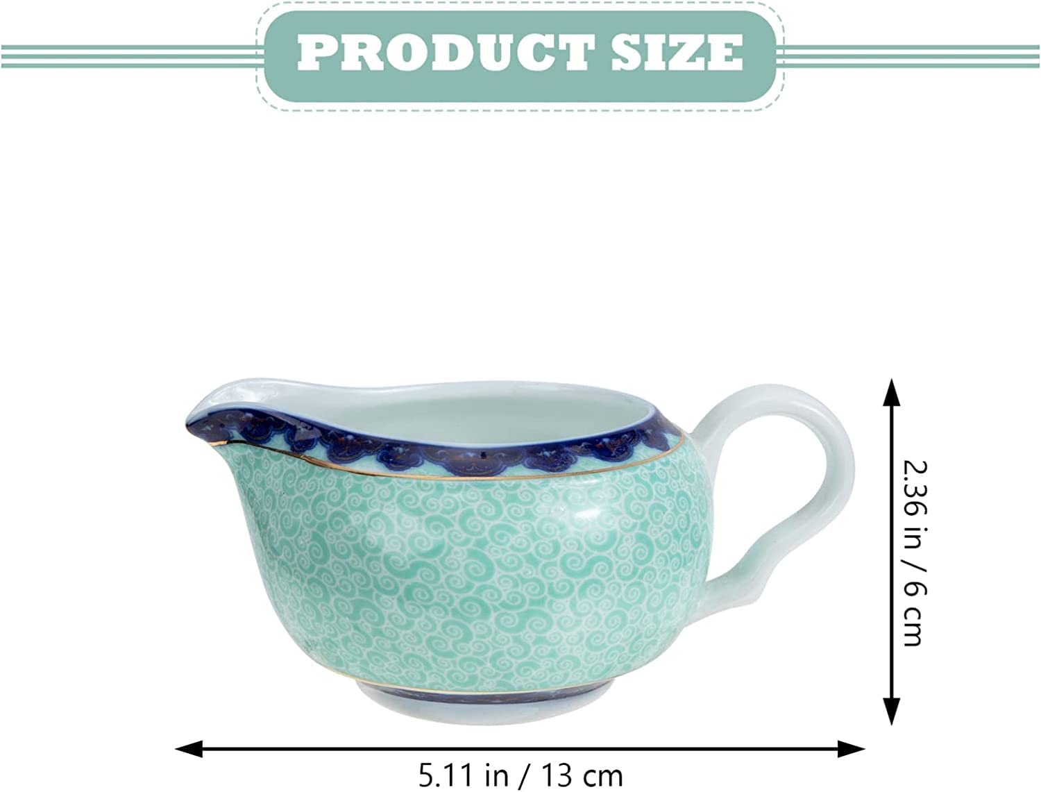 MRKU Pot à Lait, saucière, Verre à Eau, pichet, crémier, Distributeur de café, sucrier, Bol à Sauce en céramique, pichet à mousser