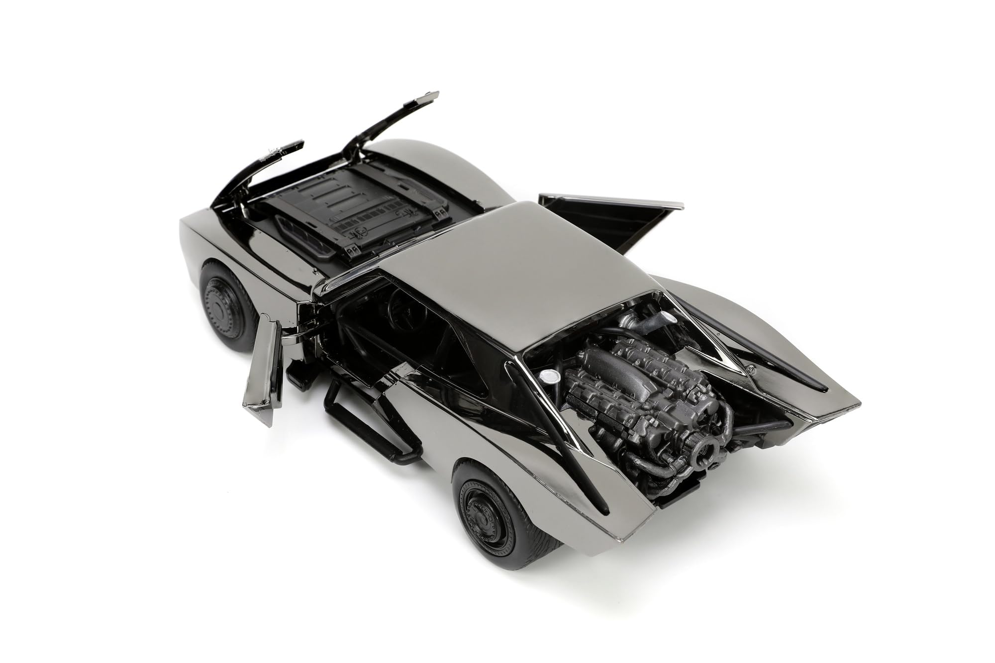 Jada - Batman metalowy samochód, efekt chromu, edycja limitowana. Skala 1:24 27 cm aprx (253215012)