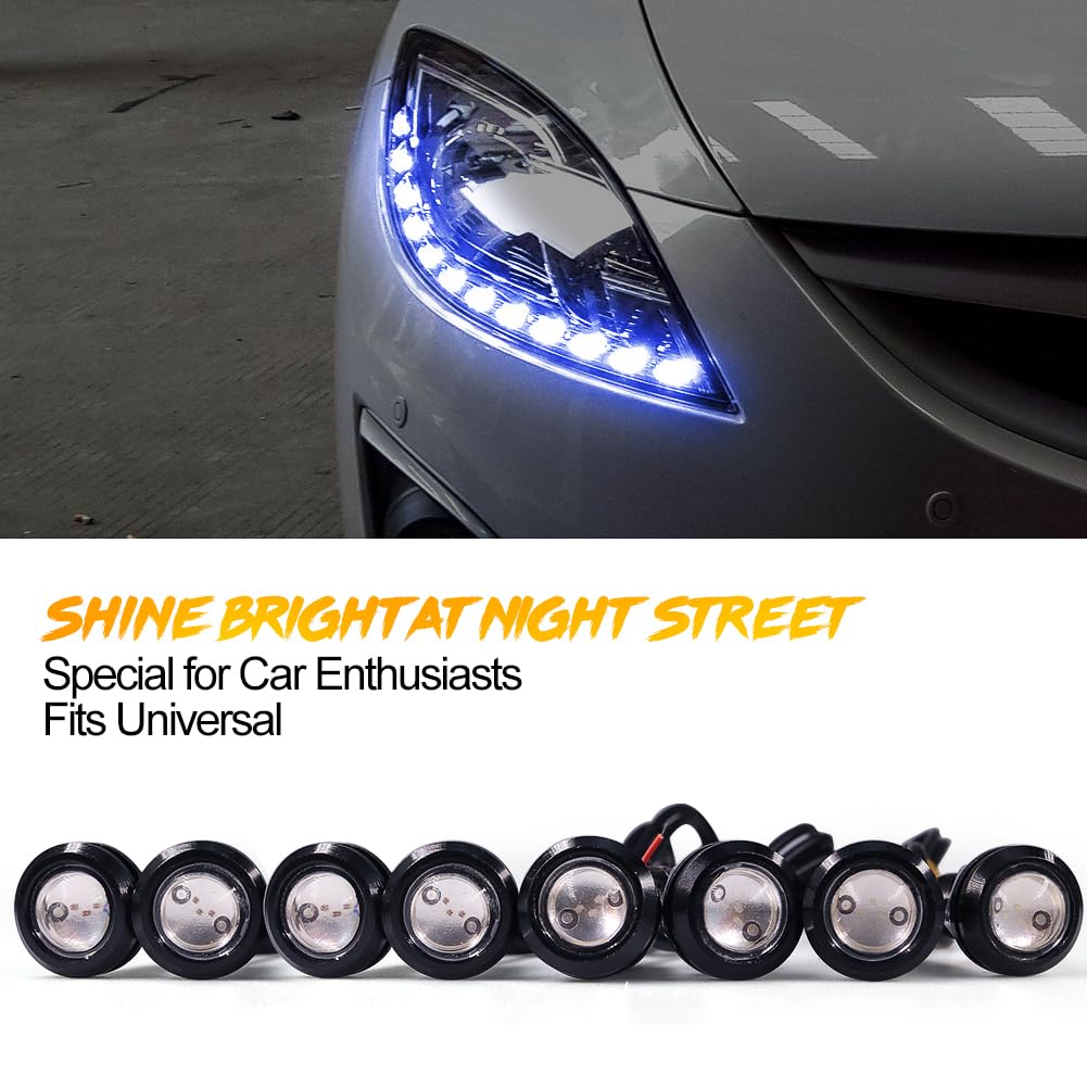 Amazon | X-STYLE LED デイライト 18mm スポットライト ボルト型 大玉
