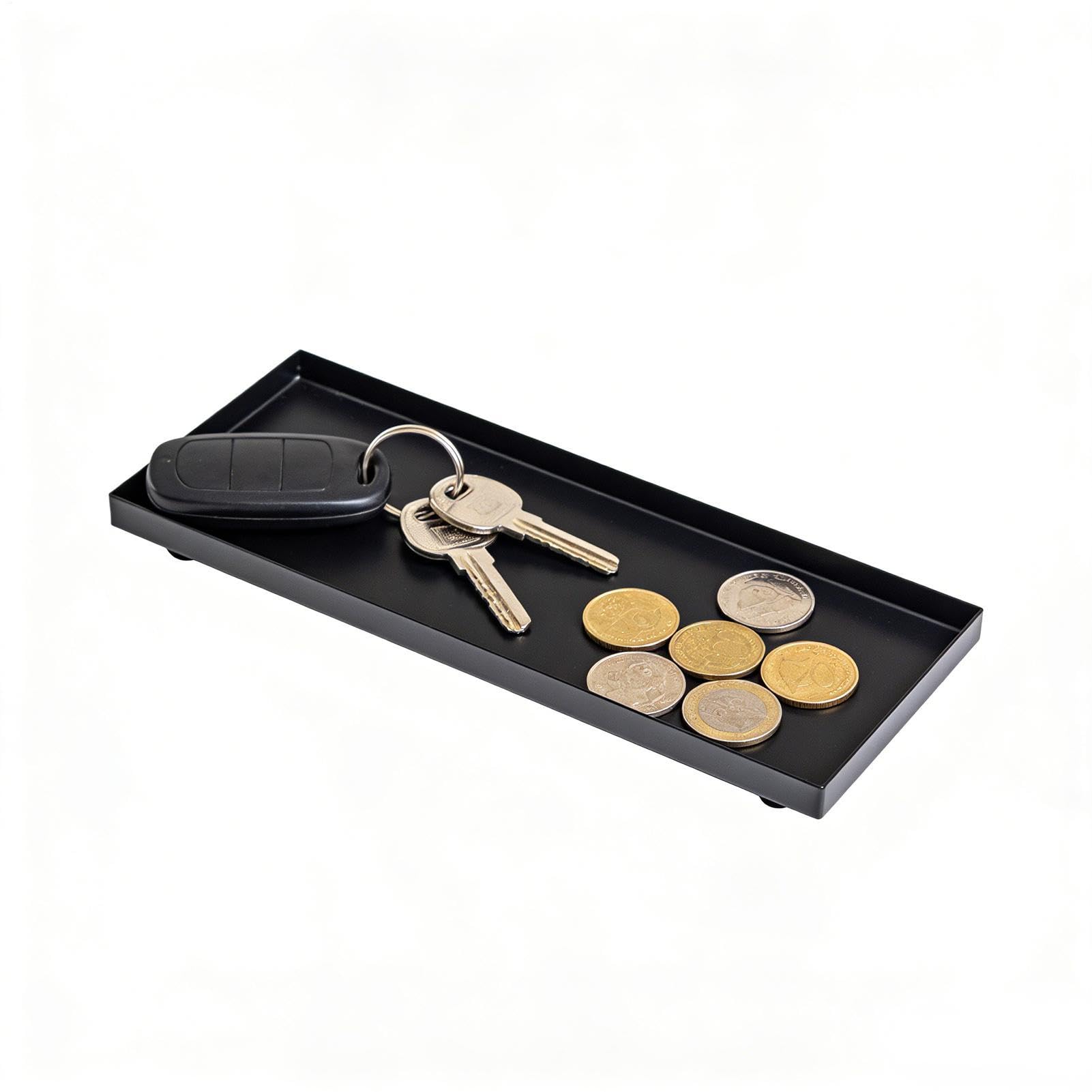 Plateau rectangulaire en métal pour ranger et décorer votre maison