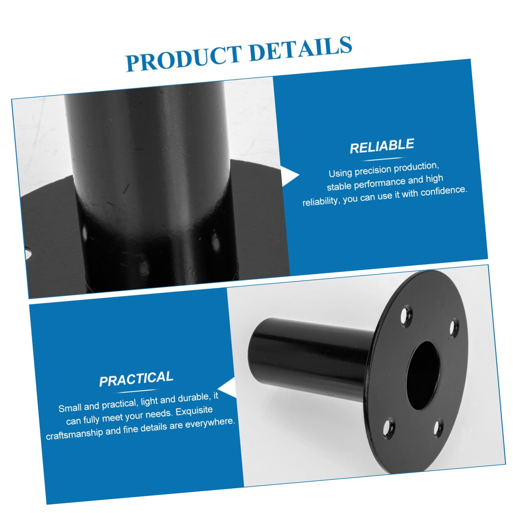 2Pcs Speaker Base Stands Metal Speaker Support for Amplifiers Vibration Resistant Design for Home Theater Studio Use Durable and Reliable Speaker Feet