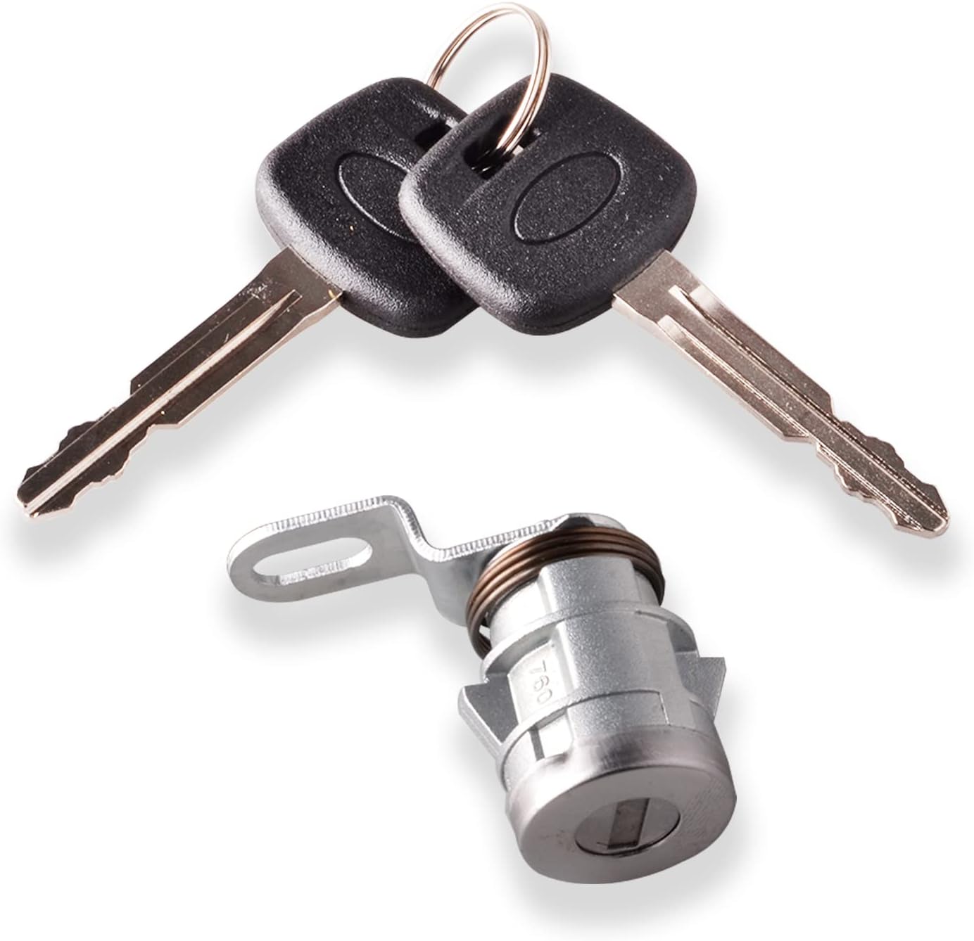 Unikpas Tailgate Door Lock Cylinder&Key Compatible for