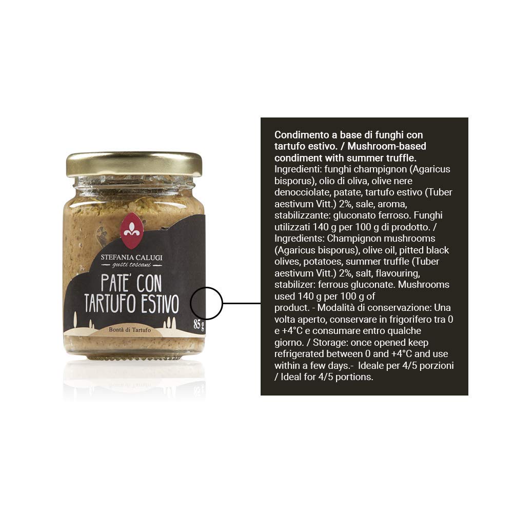 Calugi Paté con Tartufo Estivo - 85 gr