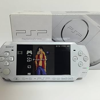 SONY - 新品 PSP-3000 パール・ホワイト Sony PSP-3000 Pearl White Console with Charger & Battery
