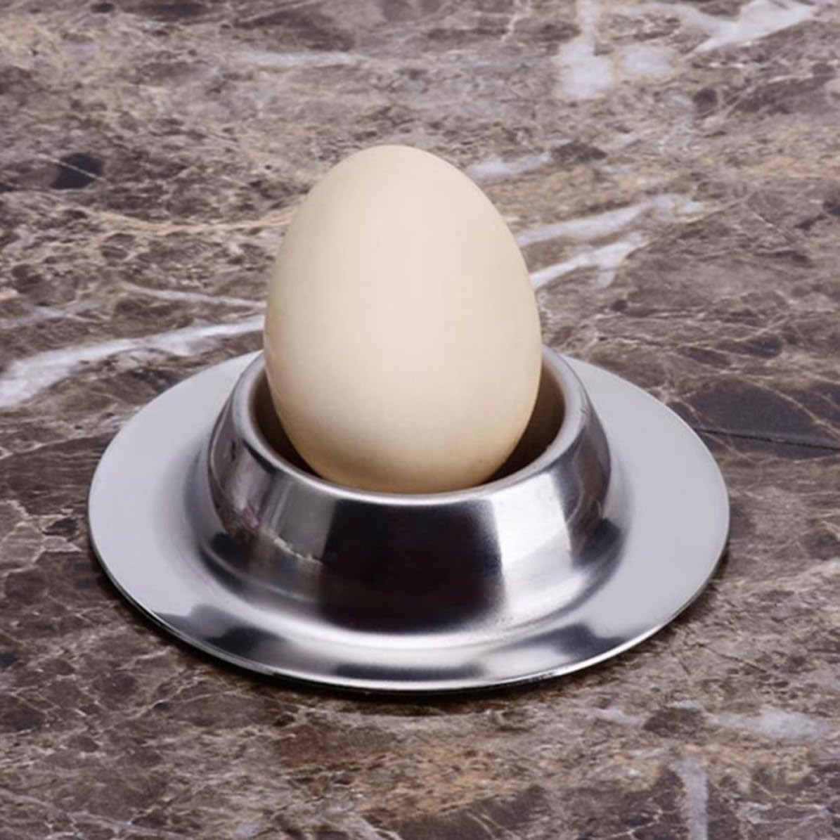 2pcs Egg Holder Boiled Egg Stand Stainless Steel for Breakfast Brunch