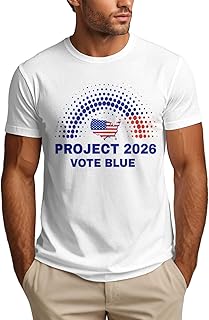 Project 2026 Vote Blue Democrats Midterm Senate Men's T-Shirt