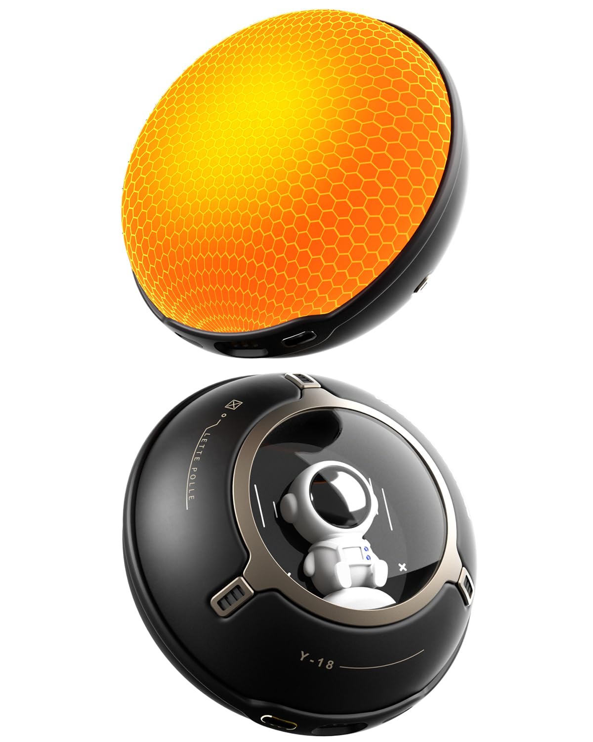 AI Rechargeable Hand Warmer,5000mAh Hot Hands Electricbattery Operated Heater, Camping Essentials Survival Gear and Supplies, Novelty Gifts for Christmas, Outdoor, Golf, Hunting, Camping Accessories