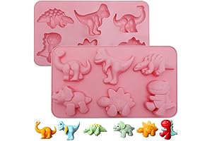 3D Dinosaurs Jelly Molds, Animal Food Making Tool, Cute Kawaii Dino Shaped...