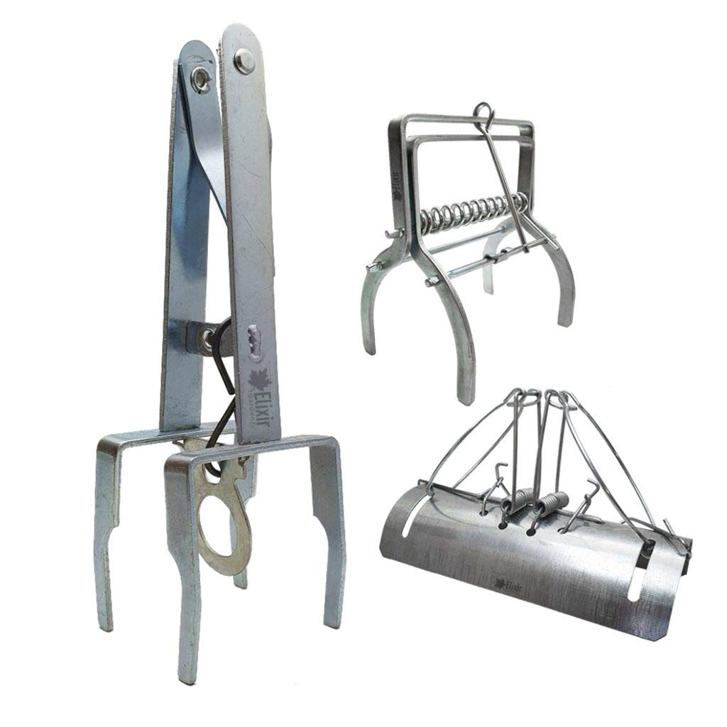 Elixir Gardens Mole Trap Scissor-Type | 1-20 Quantities Available | Professional Quality & Heavy Duty | Fast & Humane Traps | x 2