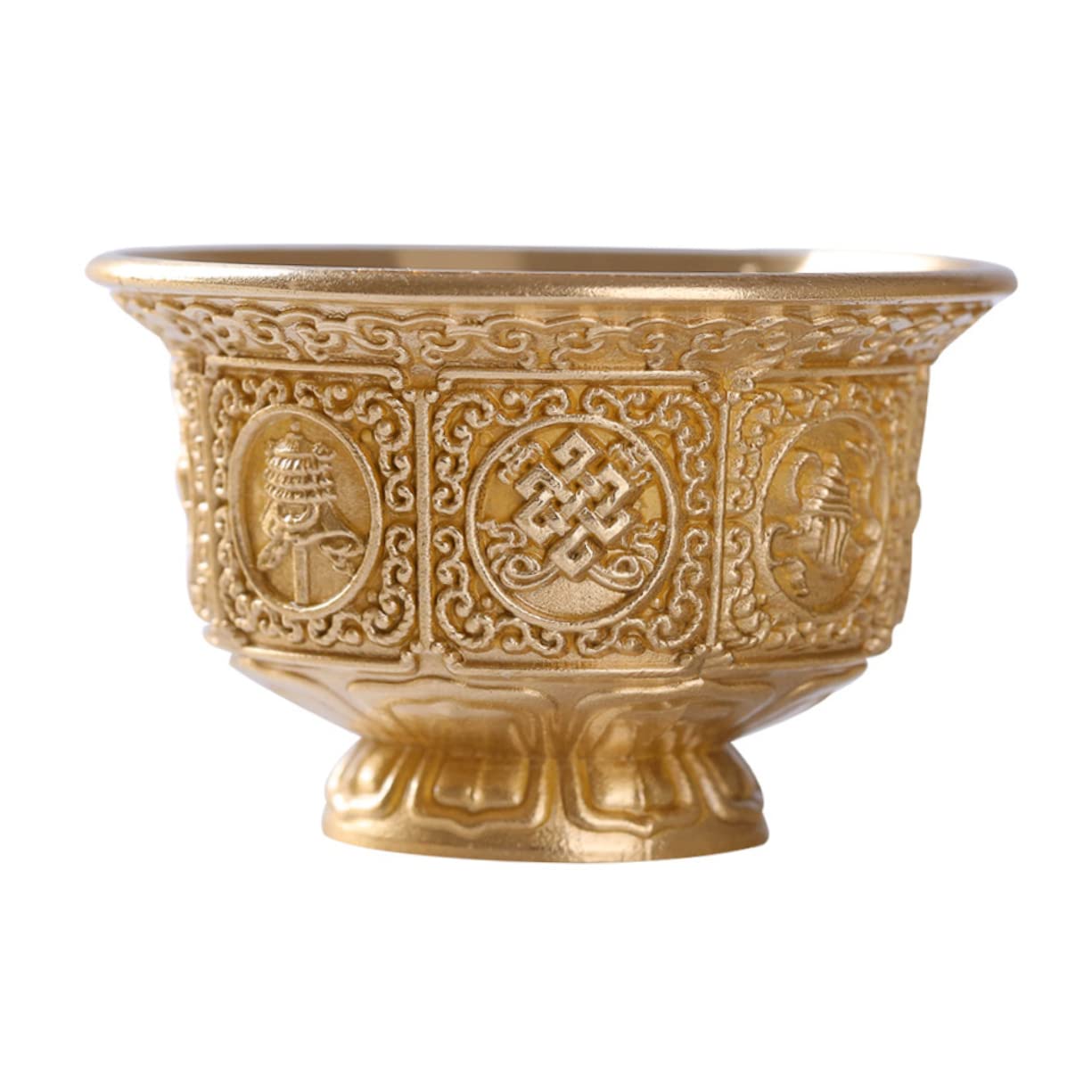Sosoport Decorative Water Cup Offering Bowl for Buddha Worship for Home Temple Use and Design for Rituals and Meditation Supplies