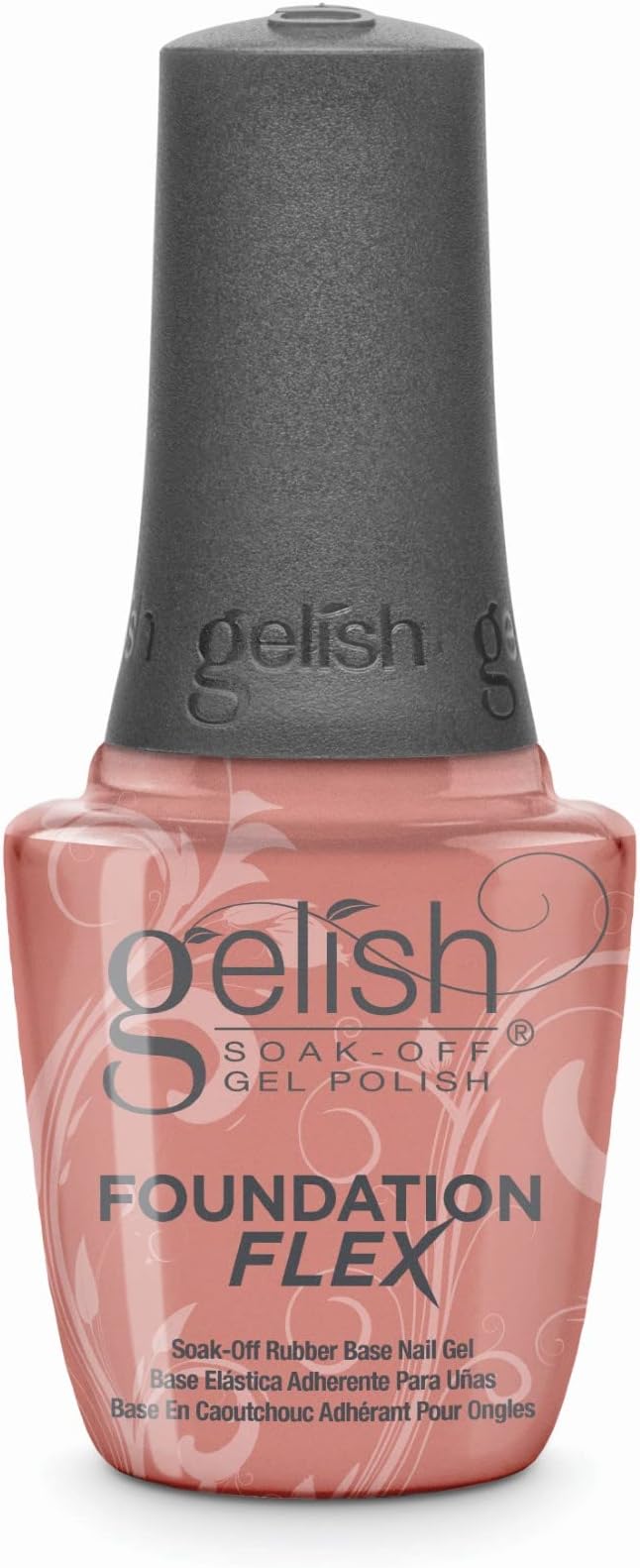 Gel Polish - Foundation Flex Soak-Off Rubber Nail Base Coat - Cover Beige 15ml