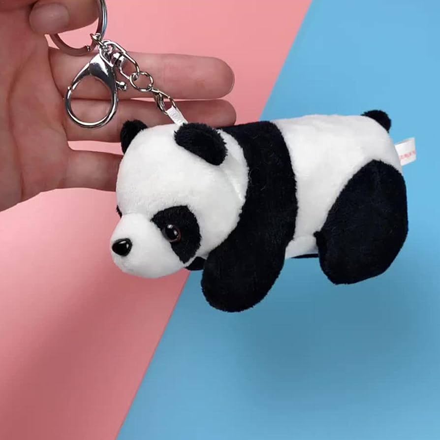 Amazon.co.jp: パンダキーホルダーぬいぐるみ、パンダチャーム