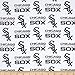 MLB Cotton Broadcloth Chicago White Sox Black/White Fabric by The Yard