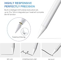 Wordcam Stylus Toll iPad-hez Tenyérérzékelővel - Kompatibilis iPad Pro 11/12.9, iPad Air 3/4/5, iPad 6-9 Gen, iPad Mini 5/6 Modellekkel 5
