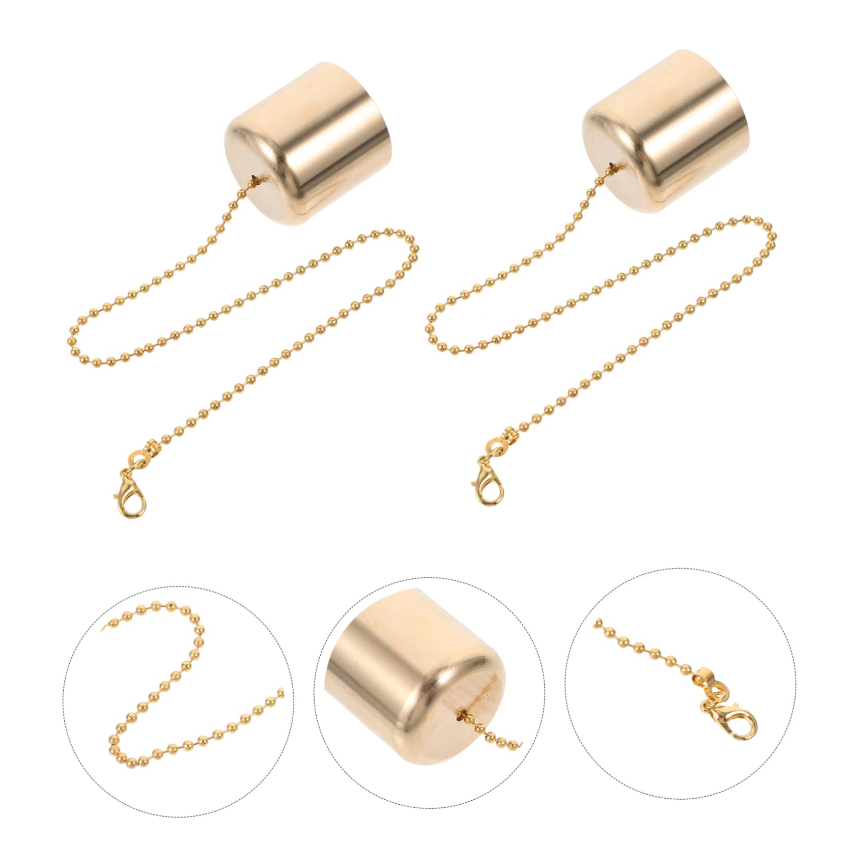 CONGARTENO 2pcs Candle Extinguishers Candle Snuffer Caps Extinguishers for Scented Tea Light for Home Decor