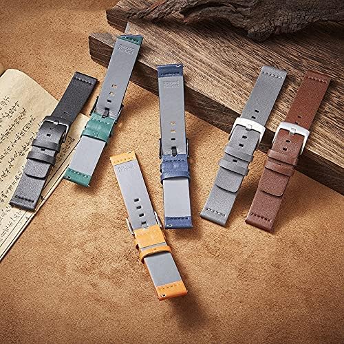 [LPWLPC] 18mm 20mm 22mm 24mm本革ストラップウォッチウォッチバンドスマートウォッチクイックリリースウォッチ