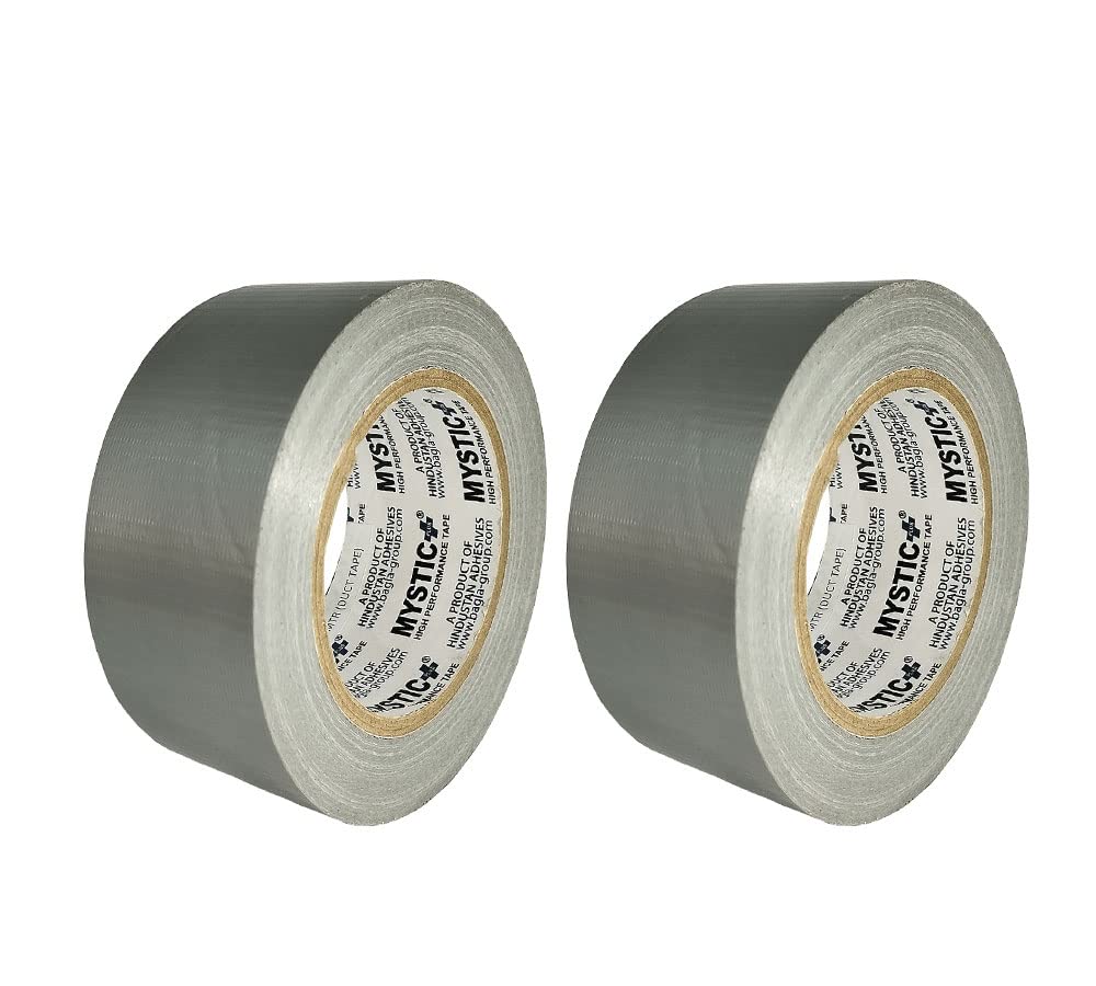 MYSTIC Duct Tape 48mm X 20 Meter Pack of 2, Versatile Adhesive Tape for repairs, sealing, bundling, packaging, crafting, and emergency situations (B0C4KSFF53) Amazon Price History, Amazon Price Tracker