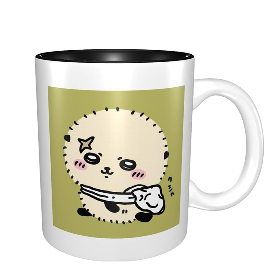 Amazon.co.jp: マグカップ ちいかわ ラッコ 陶器 コップ