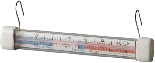 Miniatura 10 de Taylor - Termómetro de esfera grande para cocina, frigorífico/congelador con ventosas, termómetro para refrigerador/nevera - paquete de 2