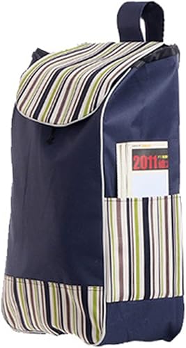 Miniatura 8 de THEGA Bolsa de repuesto plegable para carrito de compras de 35 litros, bolsa de almacenamiento impermeable de tela Oxford, bolsa de repuesto