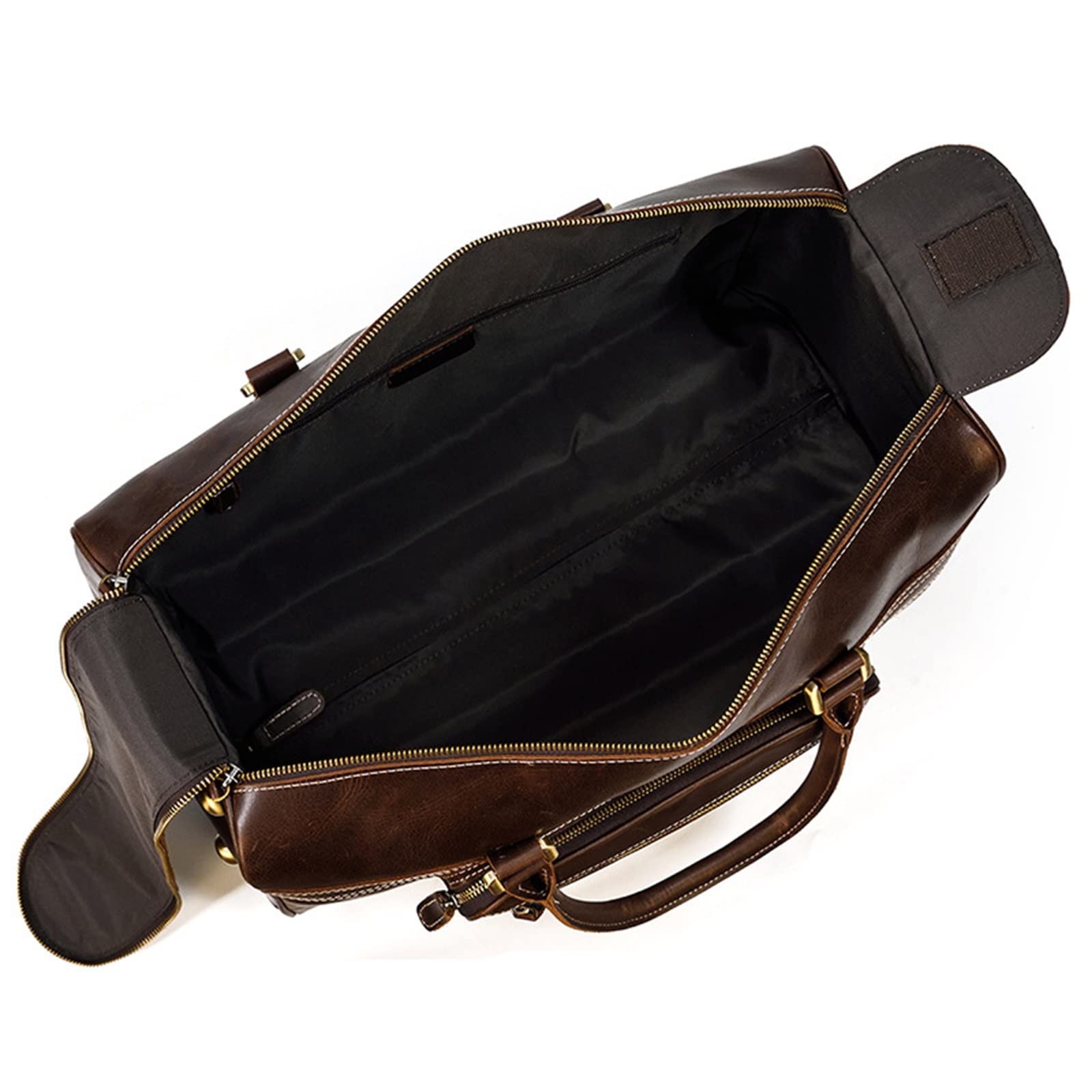Bolso de Equipaje de Mano para Hombre Bolso de Viaje Cuero Retro for Hombres para Mujeres Hombres