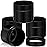 Patelai 4 Pieces Round Wide-mouth Leak Proof Plastic Container Jars with Lids for Travel Storage Makeup Beauty Products Face Creams Oils Salves Ointments DIY Making(2 Ounce,Pure Black)