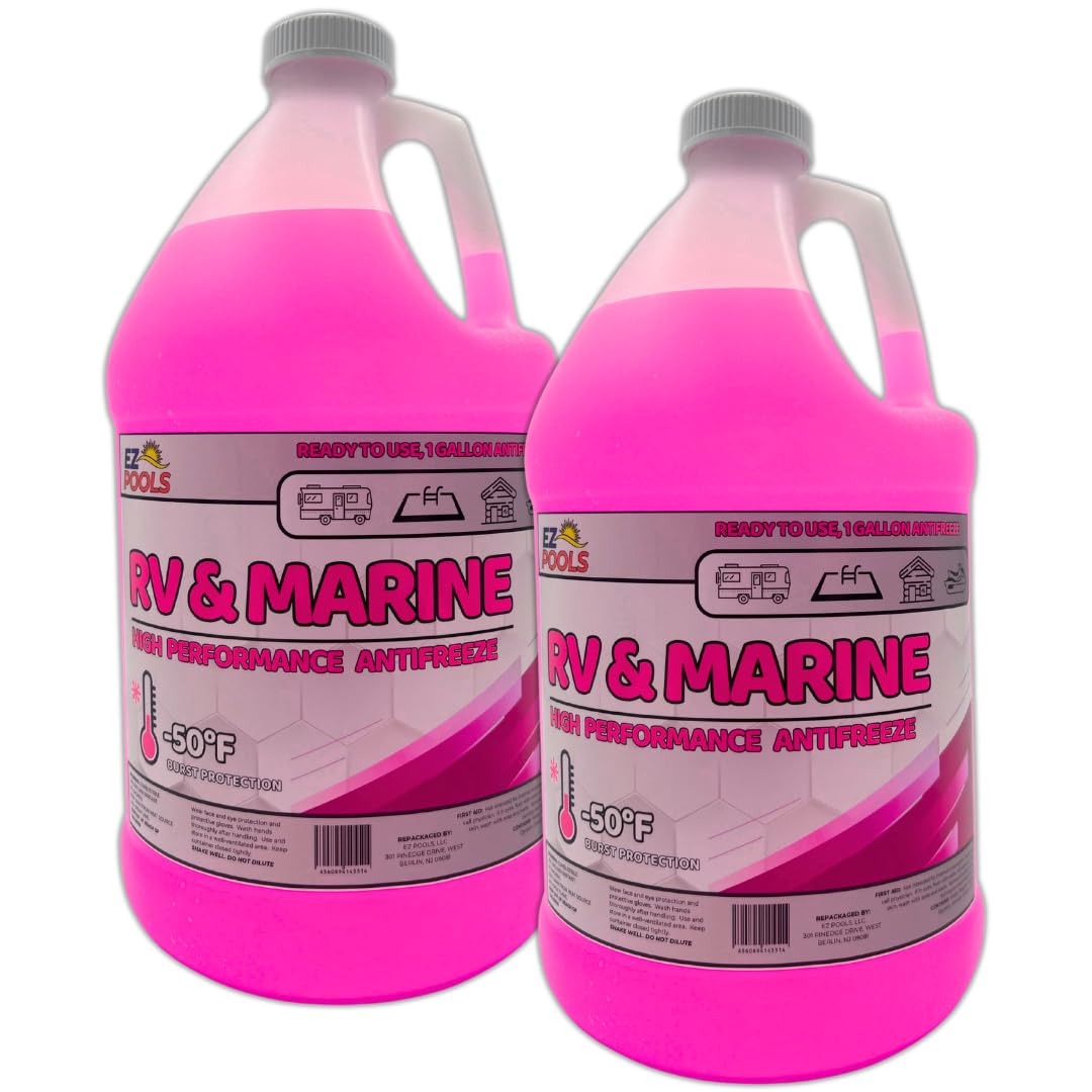 Splash RV/Marine Antifreeze | 2-Pack | -50 Point Freezing (F) | 2 Gallon, SPLASH-RV-2-PACK