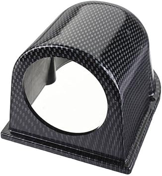 2" 52mm Carbon Fiber Universal One Single Dash Dashboard Gauge Pod Mount Holder Meter