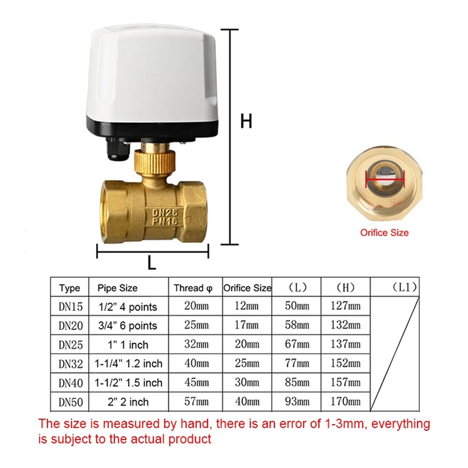 Motorisch Betätigter Kugelhahn 1 Stück wasserdichter motorisierter Kugelhahn aus Messing, IP65, dreiadrig, zwei Steuerungen/eine Steuerung, 220 V, 24 V, 12 V(2",12VDC_CR04)