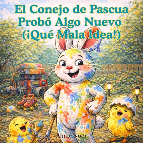 El Conejo de Pascua Prob&oacute; Algo Nuevo (&iexcl;Qu&eacute; Mala Idea!) Audiolibro Por Annie Noor arte de portada