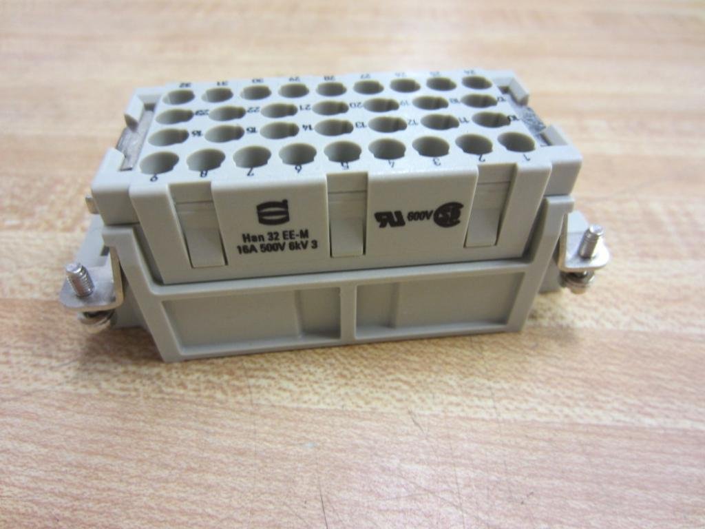 Harting HAN 32 EE-M-C Connector HAN32EEM 09320323001 (Pack of 2)