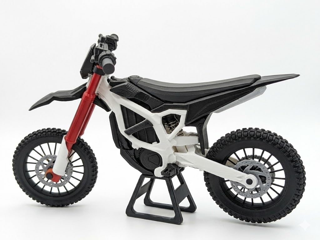 Zenkaelum 1:10 Scale Electric Dirt Bike Model Compatible with Surron Ultra Bee, Full Suspension Display Model