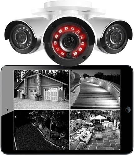 Miniatura 8 de Lorex Cámara de seguridad Bullet HD de 1080p Cámara CCTV resistente a la intemperie para exteriores con visión nocturna de 130 pies Campo