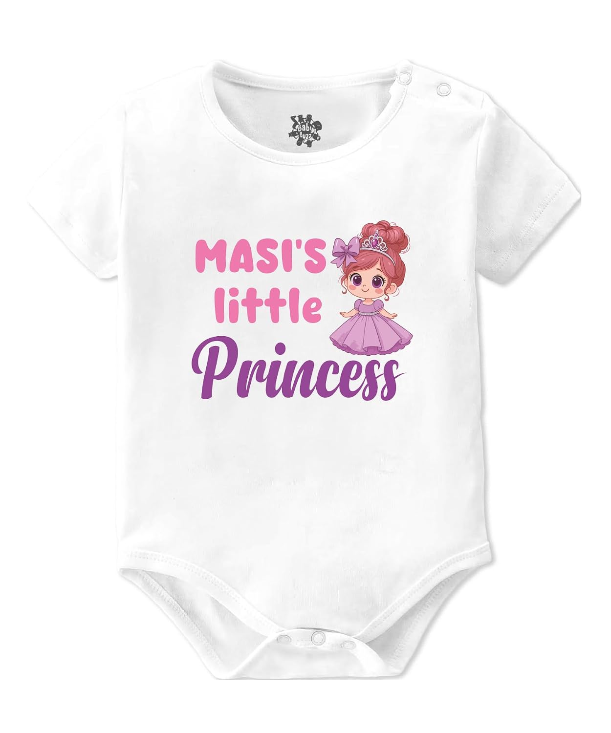 Baby Buzz Masi's Little Princess Baby Girl Dress | Newborn Baby Romper Clothes For Baby Girl | Gift For Masi's Baby | 100%... - Review, Price and Buying Guide