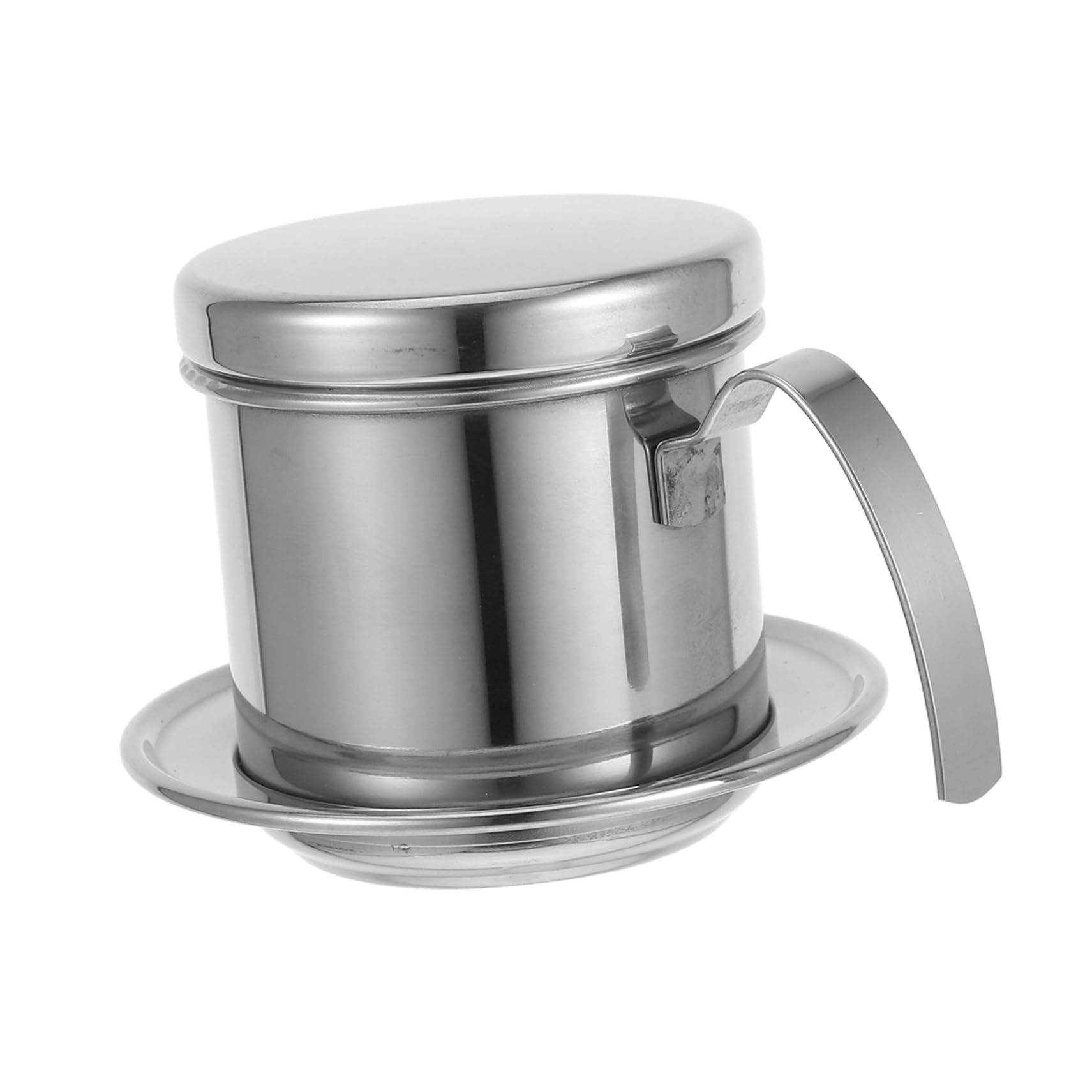 Cabilock Vietnamese Coffee Maker Stainless Steel Drip Filter Brewer for Home Outdoor Reusable Coffee Pot for Precision Brewing
