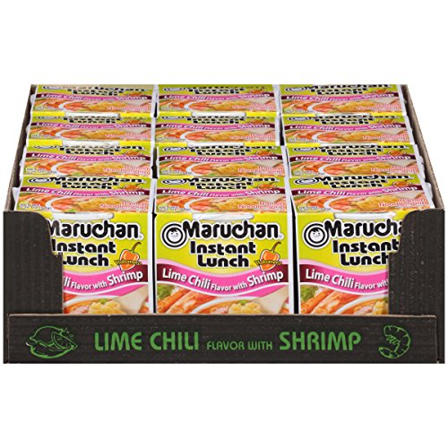 Maruchan Instant Lunch Lime Chili Flavor with Shrimp, 2.25 Oz, Pack of 12 image 5