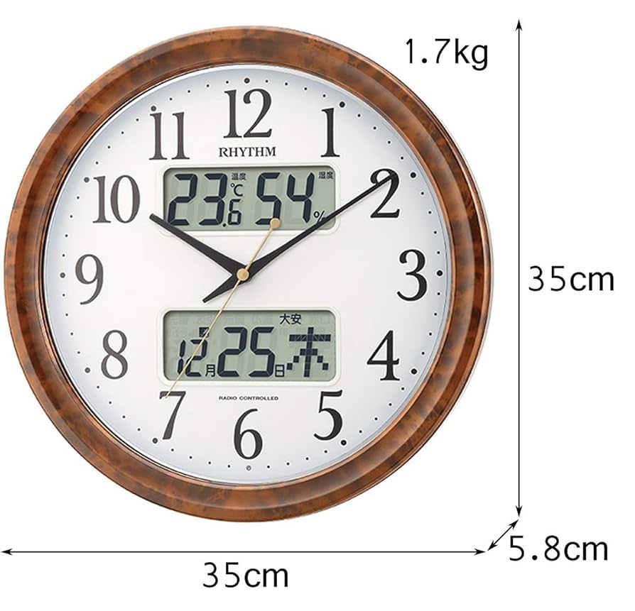 CITIZEN 電波掛け時計 ピュアカレンダーM617-3 CITIZEN 電波掛け時計 ピュアカレンダーM617-3 シチズン 壁掛け